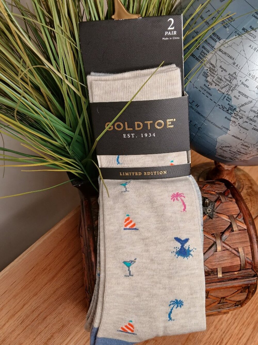 Men’s Gold Toe Dress Socks 6–12.5 | 2 Pair Pack | Aqua FX